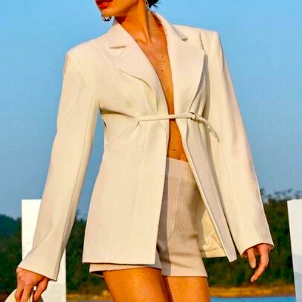 White blazer just never had the right time to wear